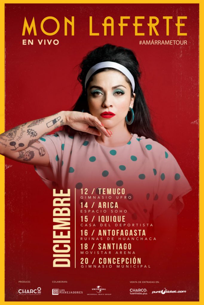 Mon Laferte anuncia nuevo concierto en Concepción