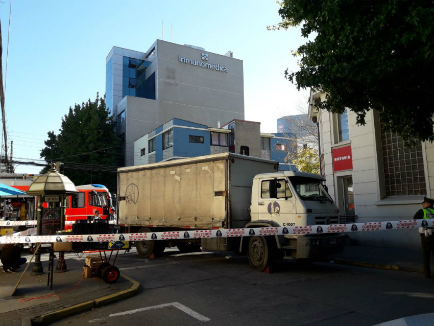 Mujer fue atropellada por un camión en el centro de Concepción