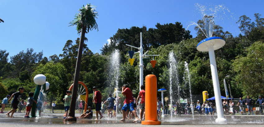 Abren temporada de juegos de agua en el Parque Ecuador de ...