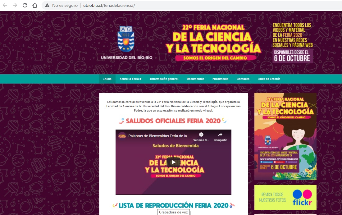 Estudiantes participan en primera versión virtual de la Feria Nacional ...
