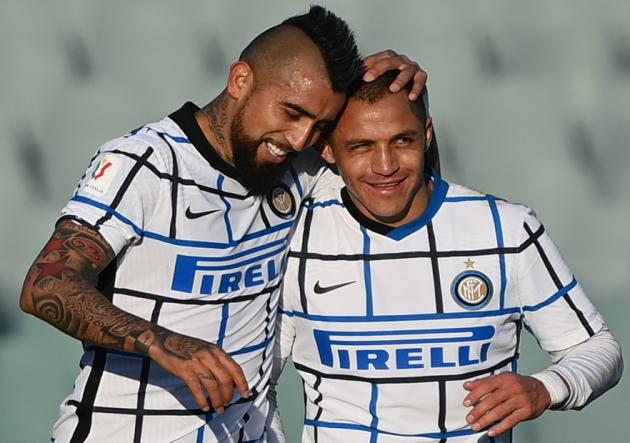 Campeones! Alexis Sánchez y Arturo Vidal se consagran con el Inter
