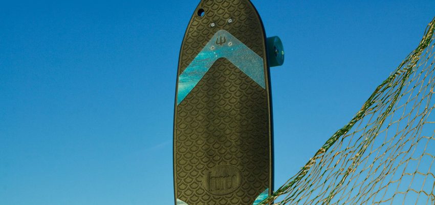 Bureo: transforman redes de pesca en desuso para fabricar skateboards