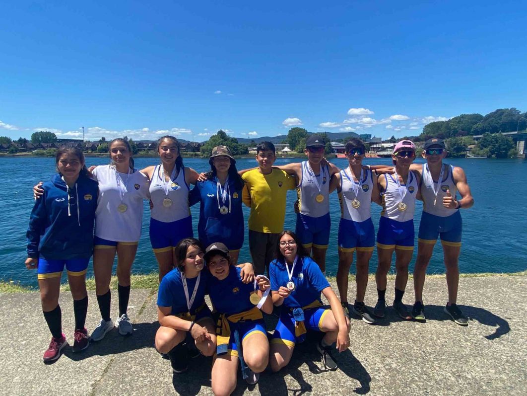Medallas y un podio para decir que el futuro del remo está en buenas manos