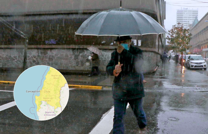 DMC advierte granizos y tormentas eléctricas en cinco regiones, incluido el Biobío