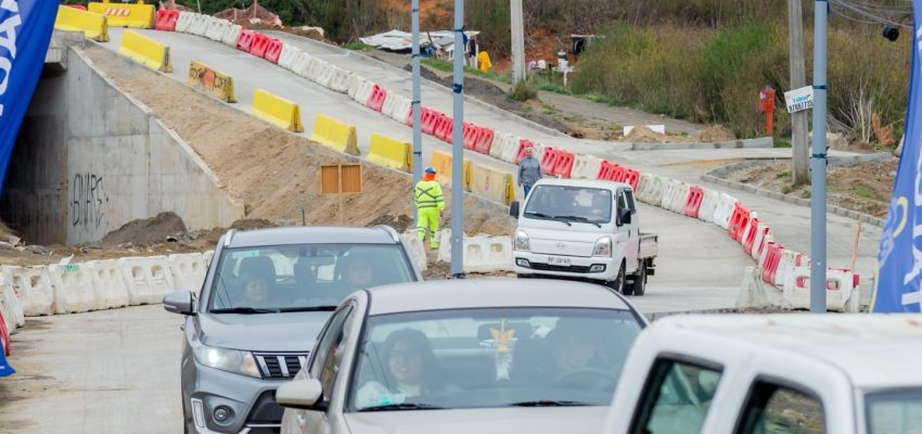 Apertura del paso superior Perales permite restablecer conexión clave hacia Denavi Sur en Talcahuano