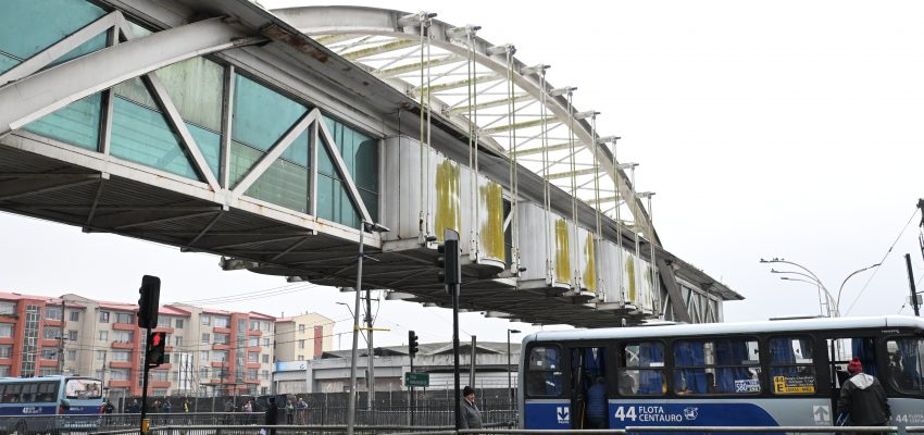 Luminaria LED, reparación ascensor y cámaras de seguridad: anuncian mejoras en pasarela Av. 21 de Mayo