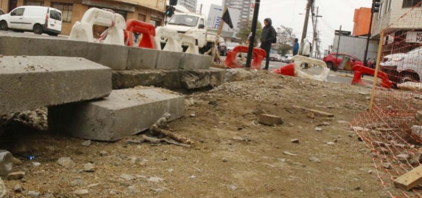 Las opciones que se barajan para terminar las veredas del casco histórico en Concepción