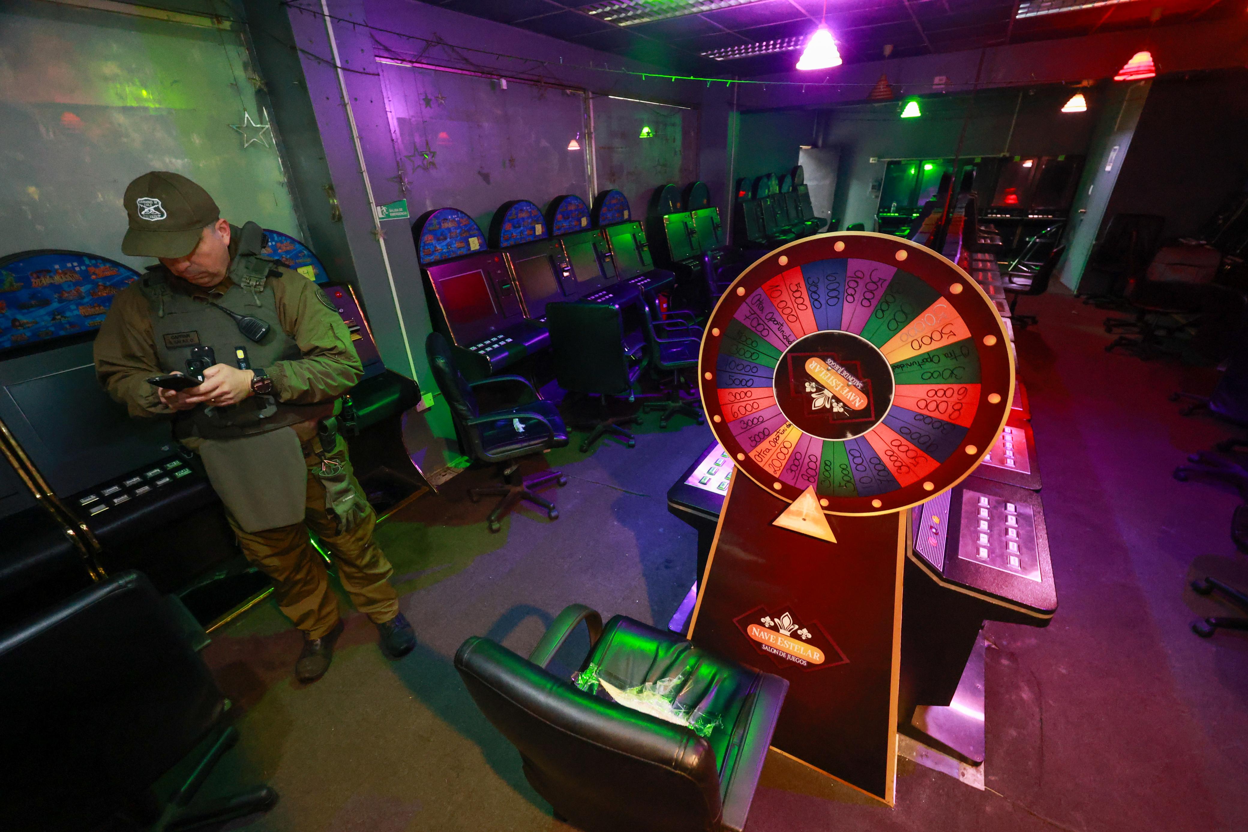 Intensifican operativos contra casinos clandestinos en Concepción y Coquimbo con masivas incautaciones