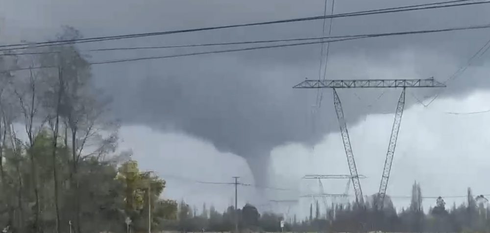 Investigan si fueron tres tornados o un solo evento en Ñuble