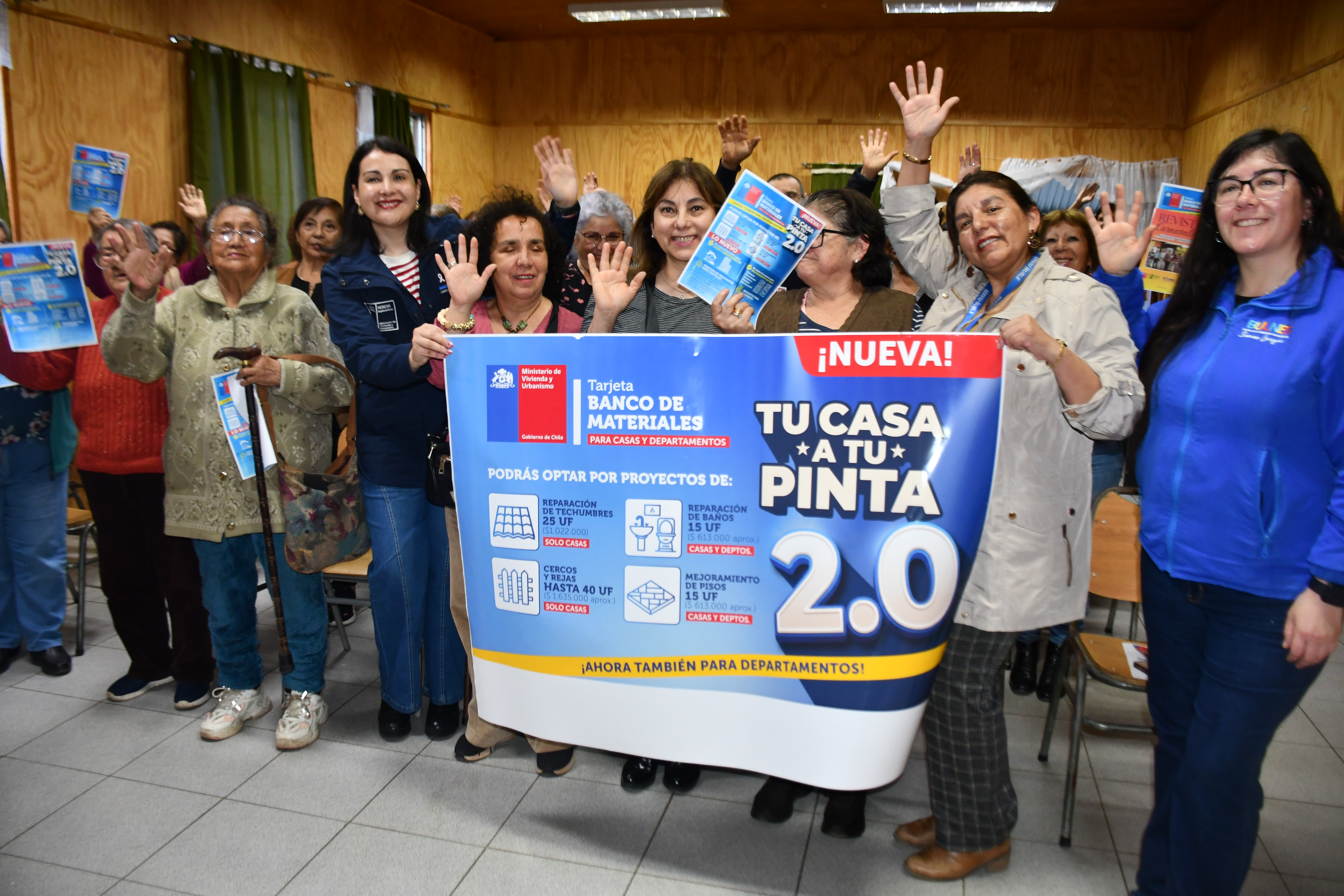 Banco Material Seremi de Vivienda y Serviu informan a vecinos sobre Tarjeta Banco de ...